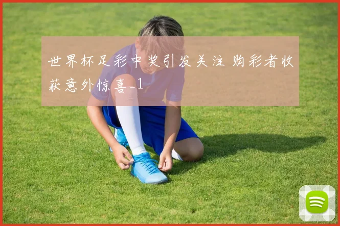 世界杯足彩中奖引发关注 购彩者收获意外惊喜_1